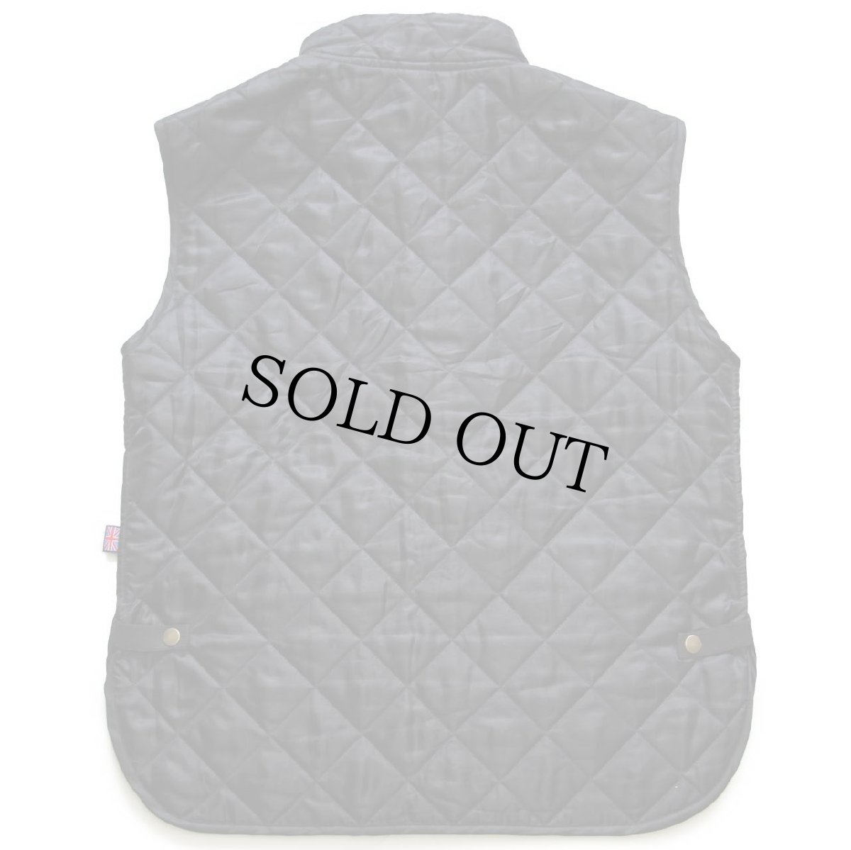 画像2: Belstaffベルスタッフ スタンドカラー VALTHERM ナイロン キルティングベスト 黒 S (2)