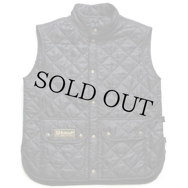 BELSTAFF キルティング ベスト 2XL ブラック 中綿 スナップボタン BELSTAFF キルティング ベスト 2XL ブラック 中綿 スナップボタン