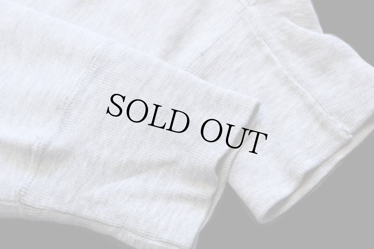 画像7: 80s USA製 Championチャンピオン MICHIGAN STATE 染み込みプリント リバースウィーブ スウェットパーカー 杢グレー L (7)