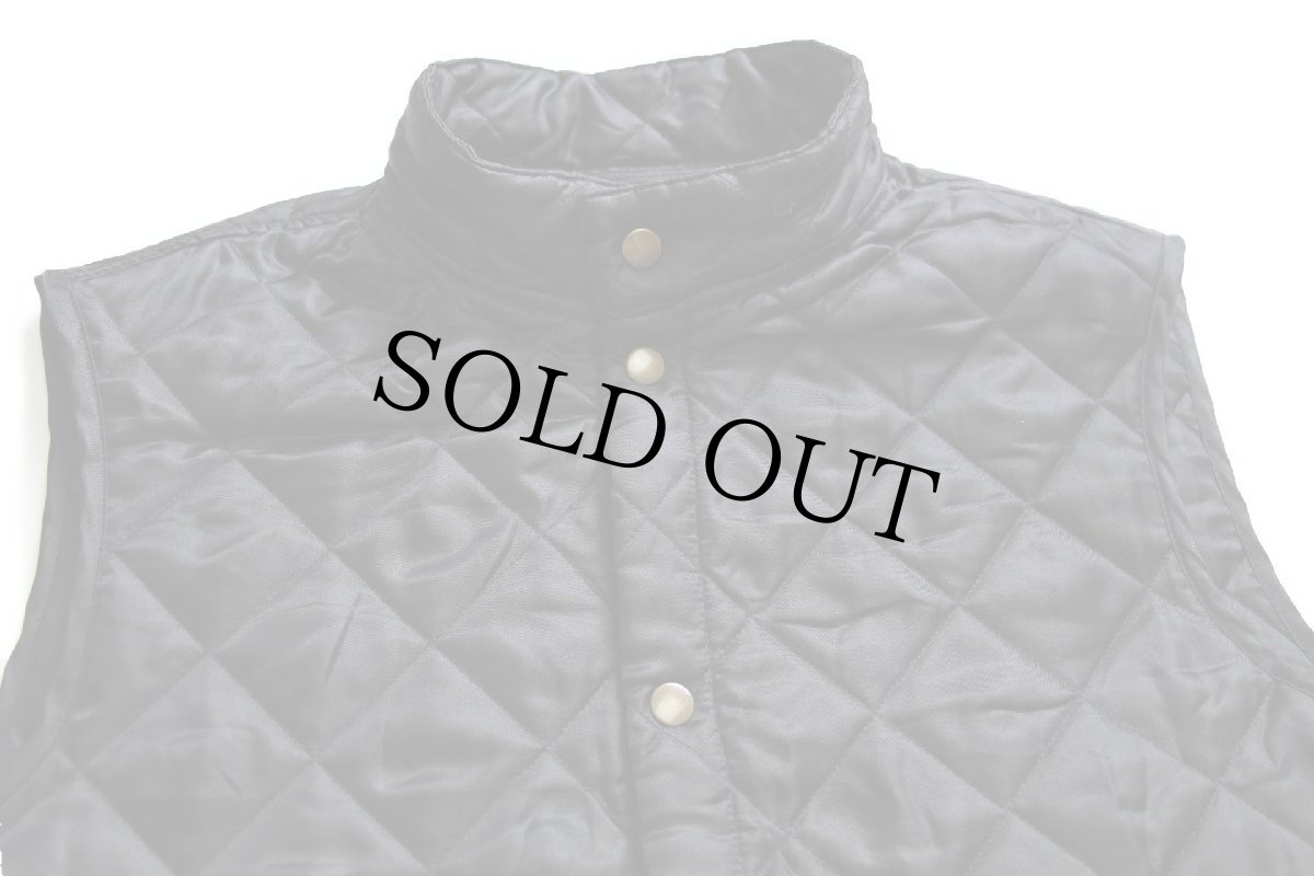 画像3: Belstaffベルスタッフ スタンドカラー VALTHERM ナイロン キルティングベスト 黒 S (3)