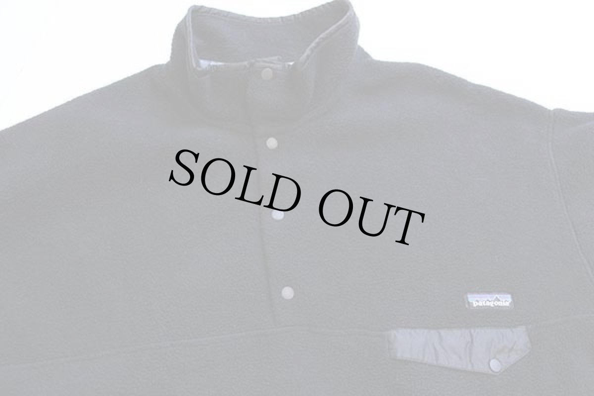 画像3: 00s メキシコ製 patagoniaパタゴニア シンチラ フリース スナップT 黒 XXL★特大 (3)