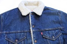 画像3: 80s USA製 Levi'sリーバイス 70608 ボアライナー デニムジャケット 4ポケット 40R (3)