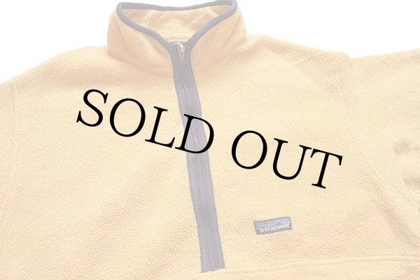 90s Patagonia マースピアル フリース シンチラ 激レア 90s メキシコ製 patagoniaパタゴニア マースピアル ハーフジップ