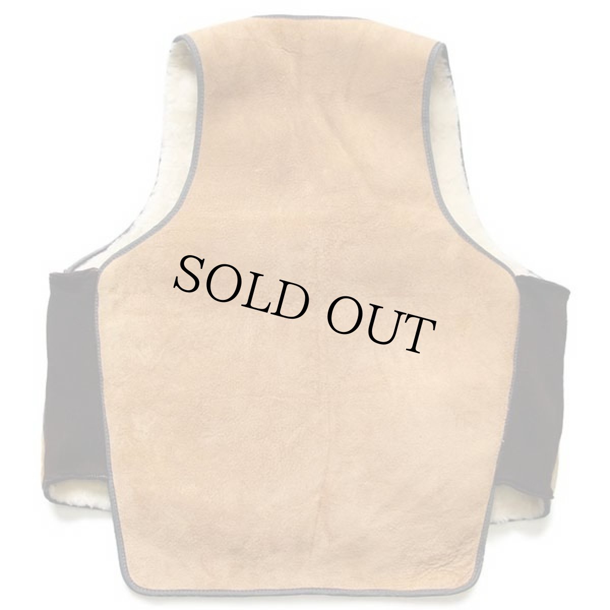 画像2: 80s USA製 Sportsman パチポケ シープスキン リアル ムートンベスト 茶 L (2)