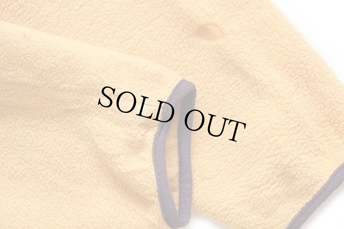 画像6: 90s メキシコ製 patagoniaパタゴニア マースピアル ハーフジップ シンチラ フリース 黄 L (6)