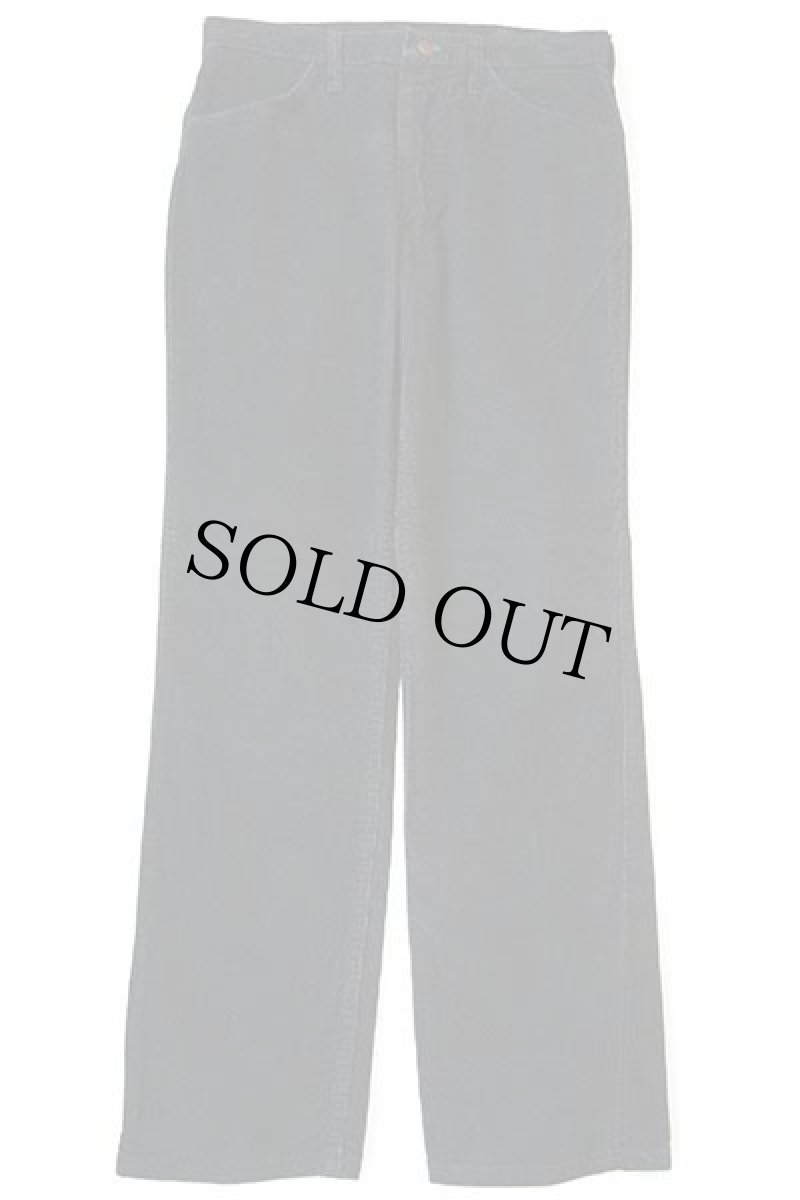 画像2: 70s USA製 Wranglerラングラー 1W500 コーデュロイパンツ 黒 33 (2)