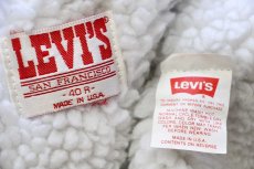 画像4: 80s USA製 Levi'sリーバイス 70608 ボアライナー デニムジャケット 4ポケット 40R★A (4)