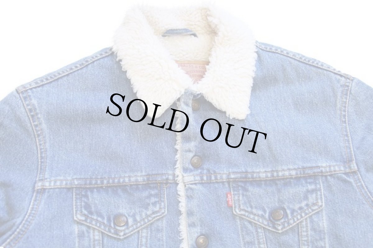画像3: 90s Levi'sリーバイス 71500 ボアライナー デニムジャケット 4ポケット M★ユーロ (3)