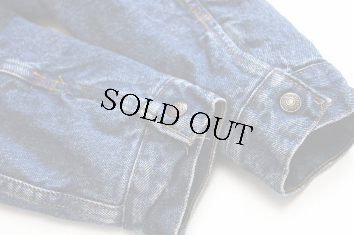 画像6: 80s USA製 Levi'sリーバイス 70609 ボアライナー デニムジャケット 4ポケット S (6)