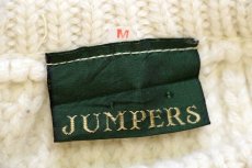 画像4: 英国製 JUMPERS 無地 ローゲージ ウールニット セーター ナチュラル M (4)