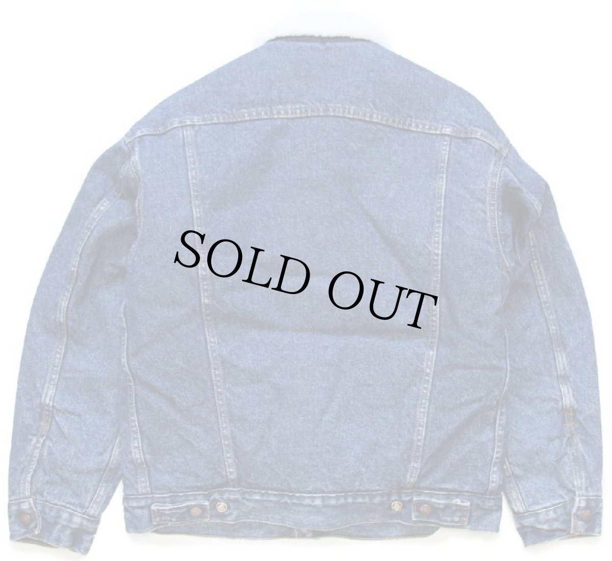 画像2: 80s USA製 Levi'sリーバイス 70609 ボアライナー デニムジャケット 4ポケット S (2)