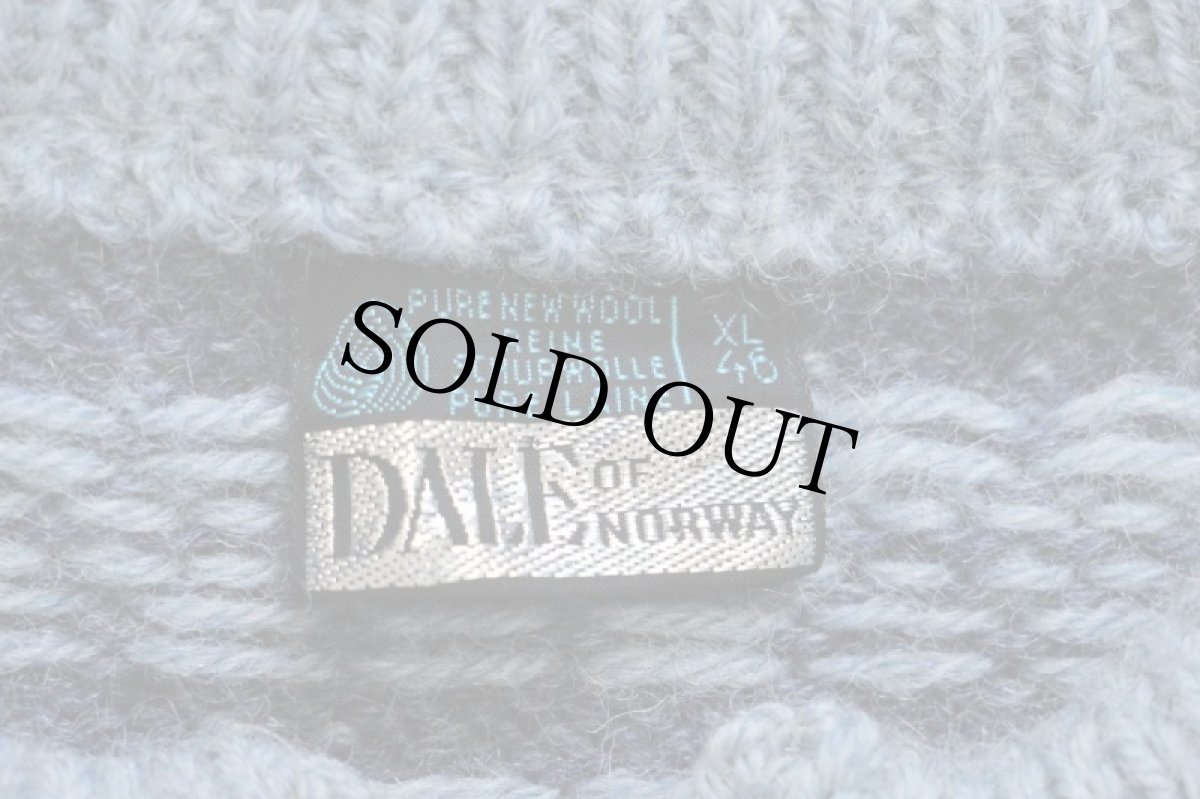 画像4: 80s ノルウェー製 DALE OF NORWAY ノルディック柄 チロリアンテープ ウールニット カーディガン XL (4)