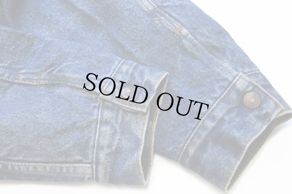 画像7: 80s USA製 Levi'sリーバイス 70608 ボアライナー デニムジャケット 4ポケット 40R (7)