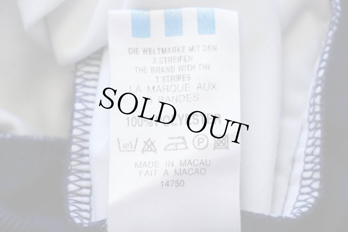 画像5: 90s adidasアディダス ロゴ刺繍 マルチカラー 切り替え ハイネック ベロア トラックジャケット M★ジャージ (5)