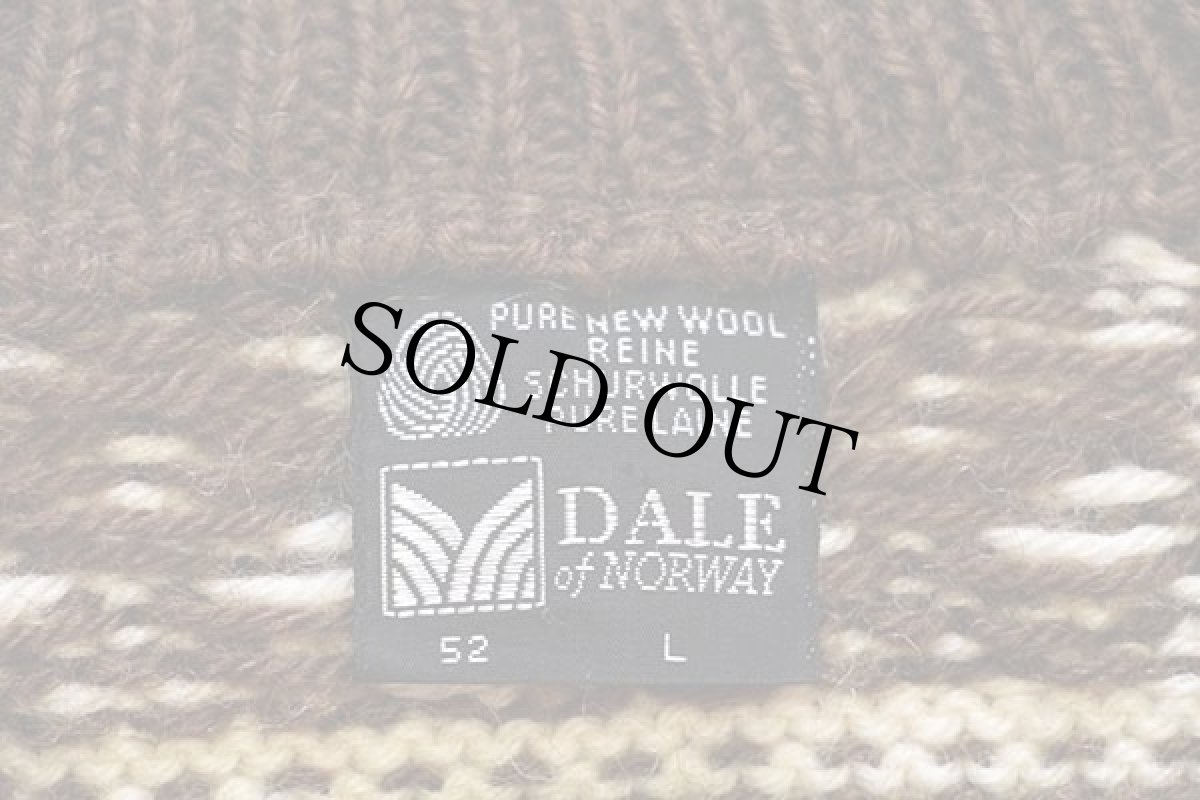 画像4: 80s ノルウェー製 DALE OF NORWAY ノルディック柄 チロリアンテープ ウールニット カーディガン L 52 (4)