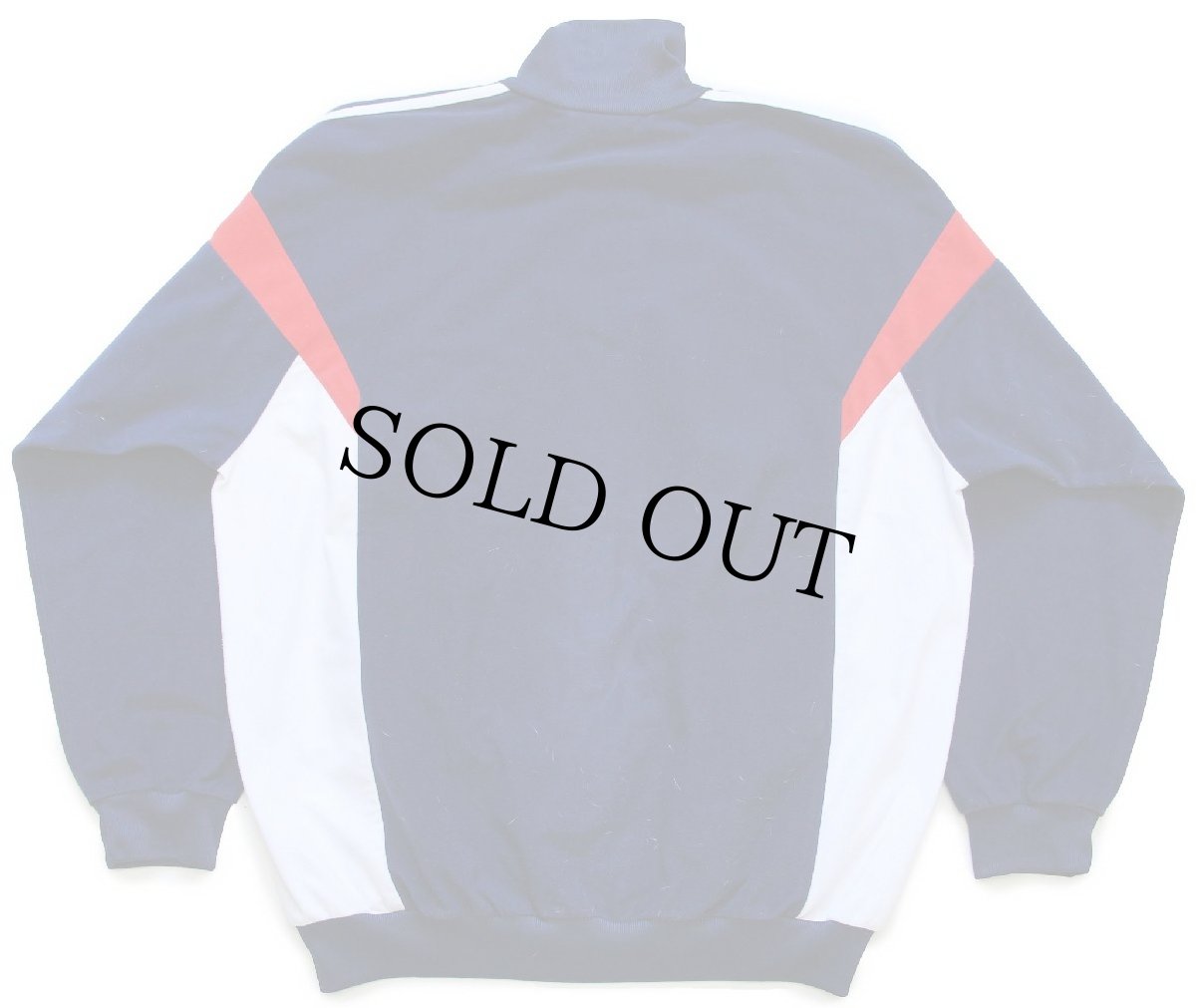 画像2: 90s adidasアディダス ロゴ刺繍 マルチカラー 切り替え ハイネック ベロア トラックジャケット M★ジャージ (2)