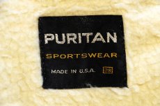 画像4: 60s USA製 PURITAN チェック ボアライナー ウールジャケット 38 (4)