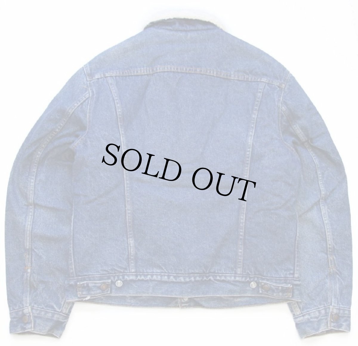 画像2: 80s USA製 Levi'sリーバイス 70608 ボアライナー デニムジャケット 4ポケット 40R (2)