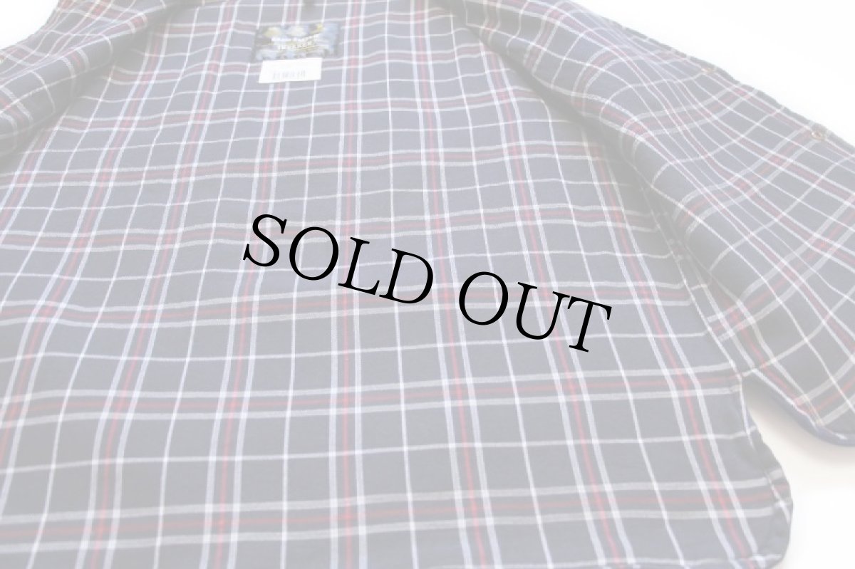 画像5: 90s 英国製 Barbourバブアー D345 TREKKER WAISTCOAT ロゴ刺繍 タータンチェックライナー キルティング トレッカーベスト 紺 XL (5)