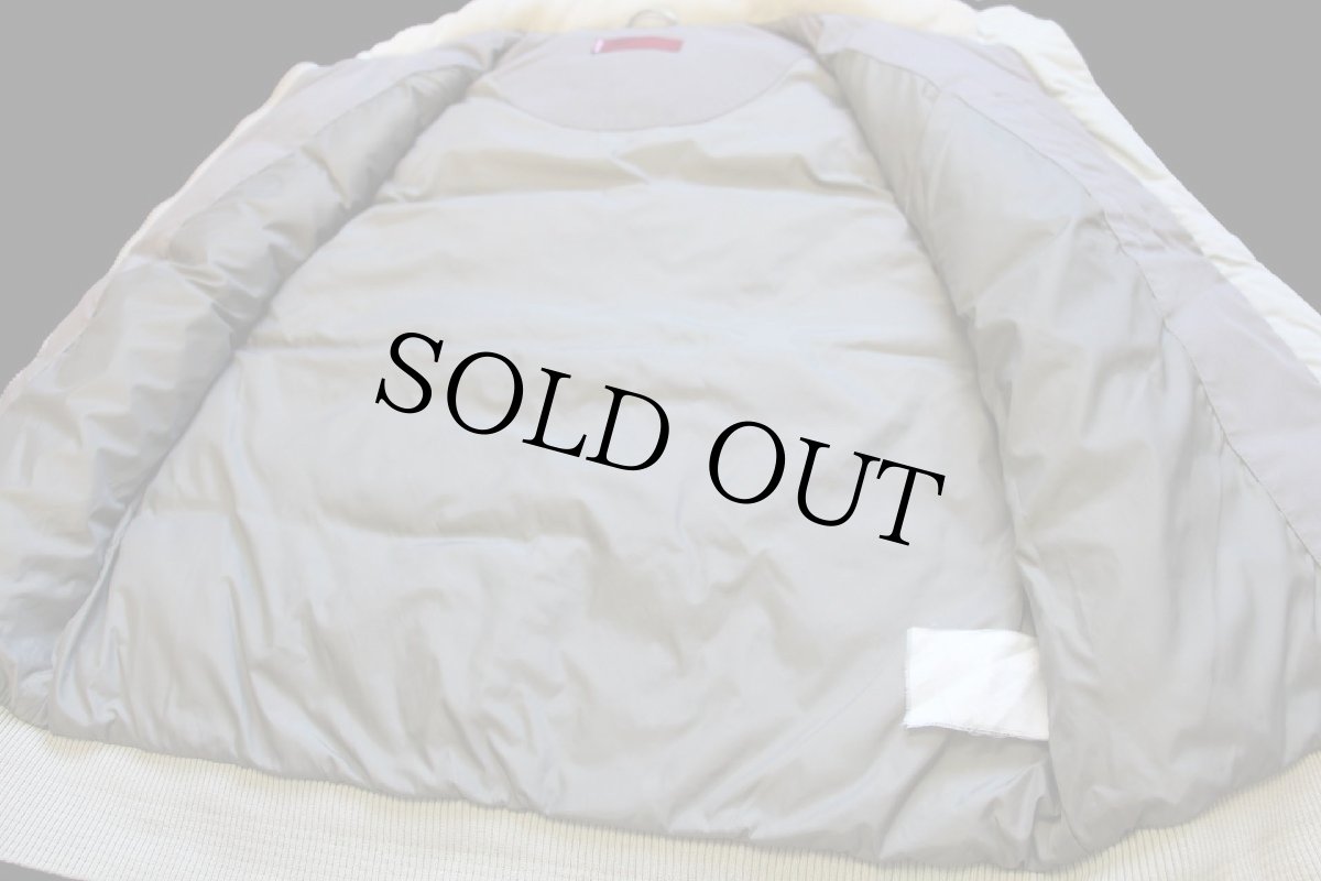 画像5: 00s Levi'sリーバイス RED TAB ロゴ刺繍 ダウンベスト ライトベージュ L (5)