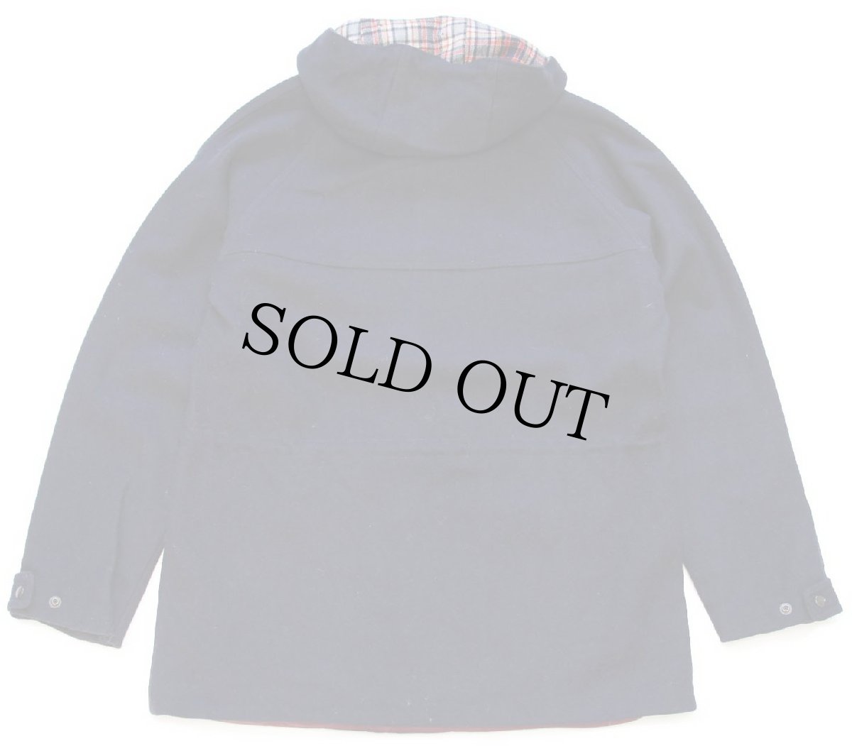 画像2: 70s LOBO by Pendletonペンドルトン 無地 ウール マウンテンパーカー 濃紺 40 (2)