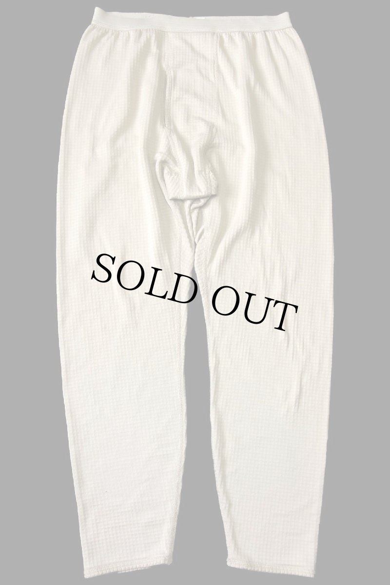 画像2: 00s USA製 米軍 ECWCS GEN3 LEVEL2 ドロワーズ POLARTEC グリッドフリース インナーパンツ サンドベージュ M-R (2)