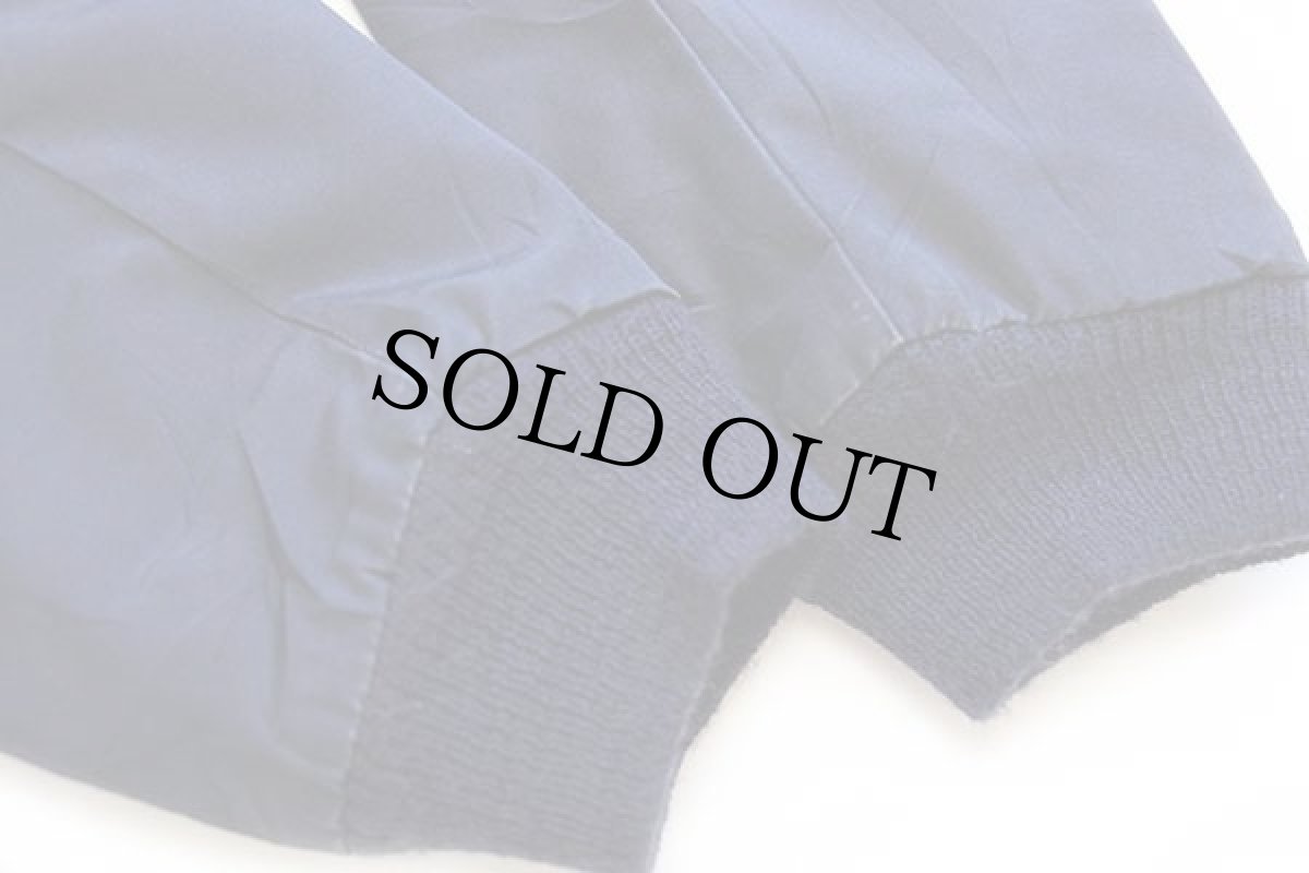 画像6: 80s EddieBauerエディーバウアー G9タイプ ハリントン ダウンジャケット 紺 (6)