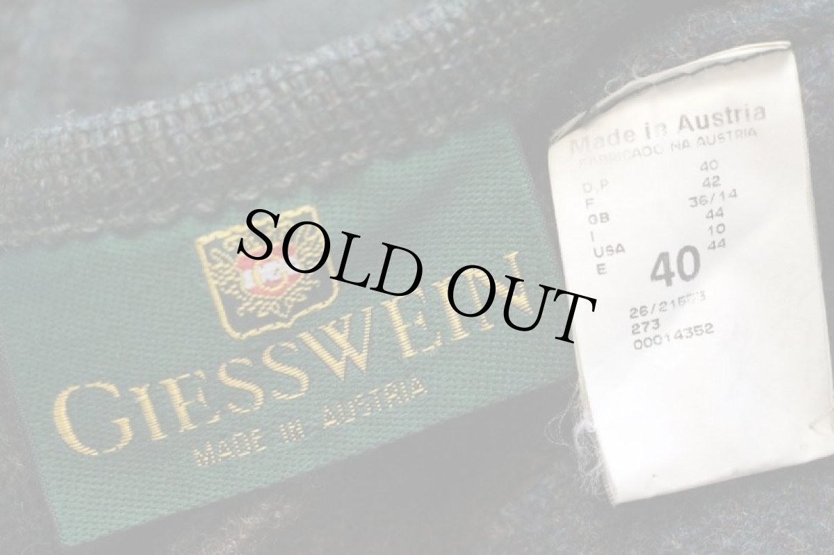 画像4: オーストリア製 GIESSWEIN バード アート チロリアン ボイルドウール ベスト 40 (4)