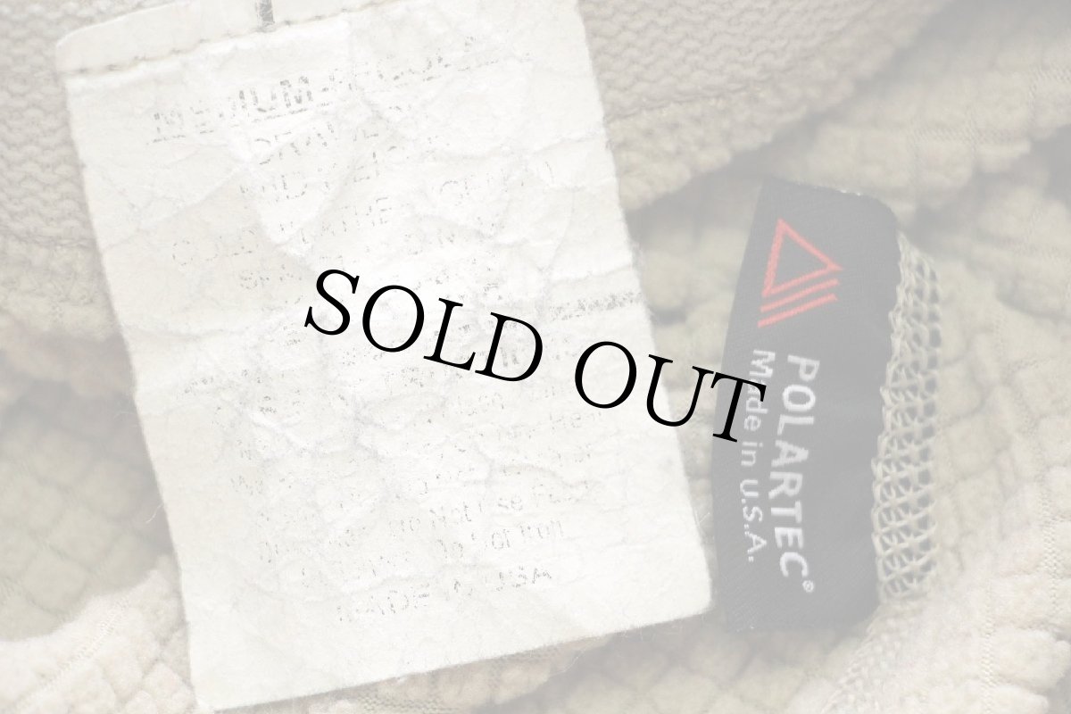 画像6: 00s USA製 米軍 ECWCS GEN3 LEVEL2 ドロワーズ POLARTEC グリッドフリース インナーパンツ サンドベージュ M-R (6)