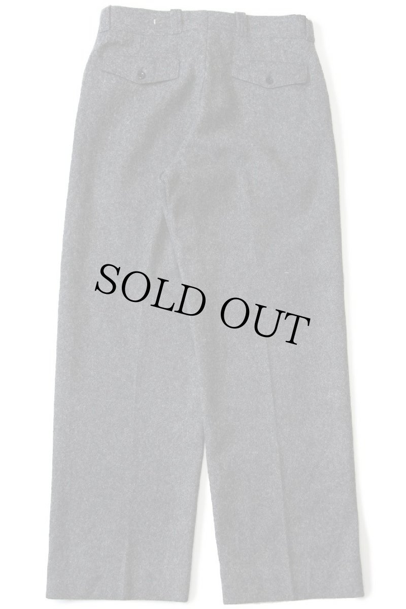 画像3: 70s Woolrichウールリッチ ツイード ウールパンツ チャコールグレー w34 (3)