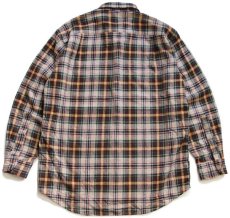 画像2: メキシコ製 PENDLETONペンドルトン LODGE SHIRT AUTHENTIC STATE OF OREGON TARTAN タータンチェック ウールシャツ L (2)