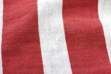 画像8: M FASHION 太ボーダー 切り替え 半袖スウェット 薄紺×薄赤×杢グレー XL (8)