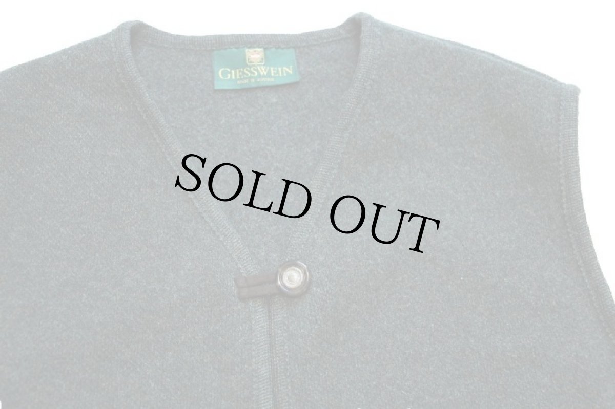 画像3: オーストリア製 GIESSWEIN バード アート チロリアン ボイルドウール ベスト 40 (3)