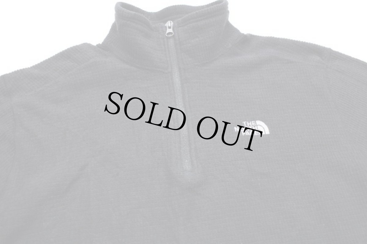 画像3: THE NORTH FACEノースフェイス ハイネック ハーフジップ プルオーバー フリースシャツ 黒 XL (3)