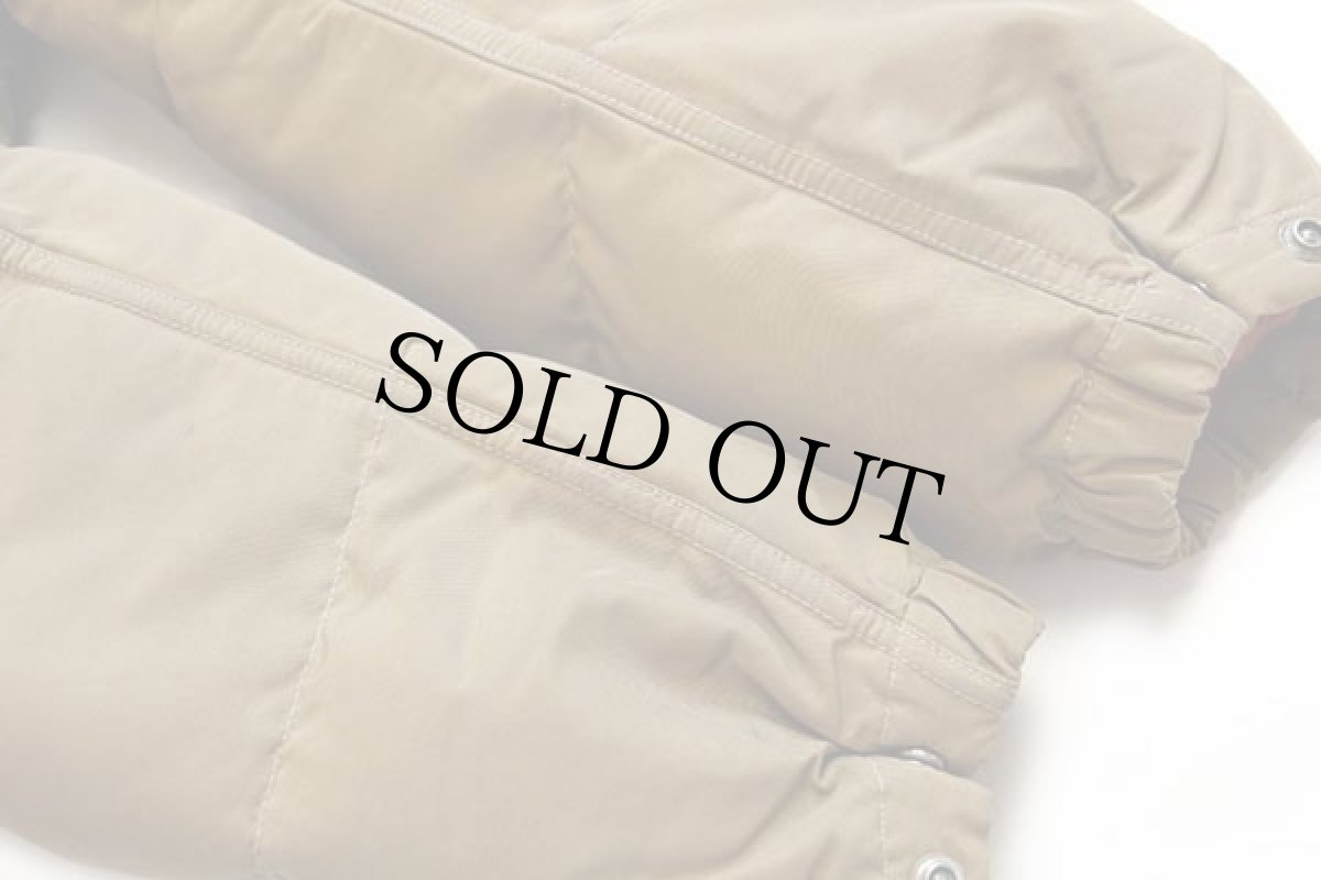 画像7: 80s SIERRA DESIGNSシエラデザイン 60/40 フード付き ダウンジャケット カーキ M★パーカー (7)