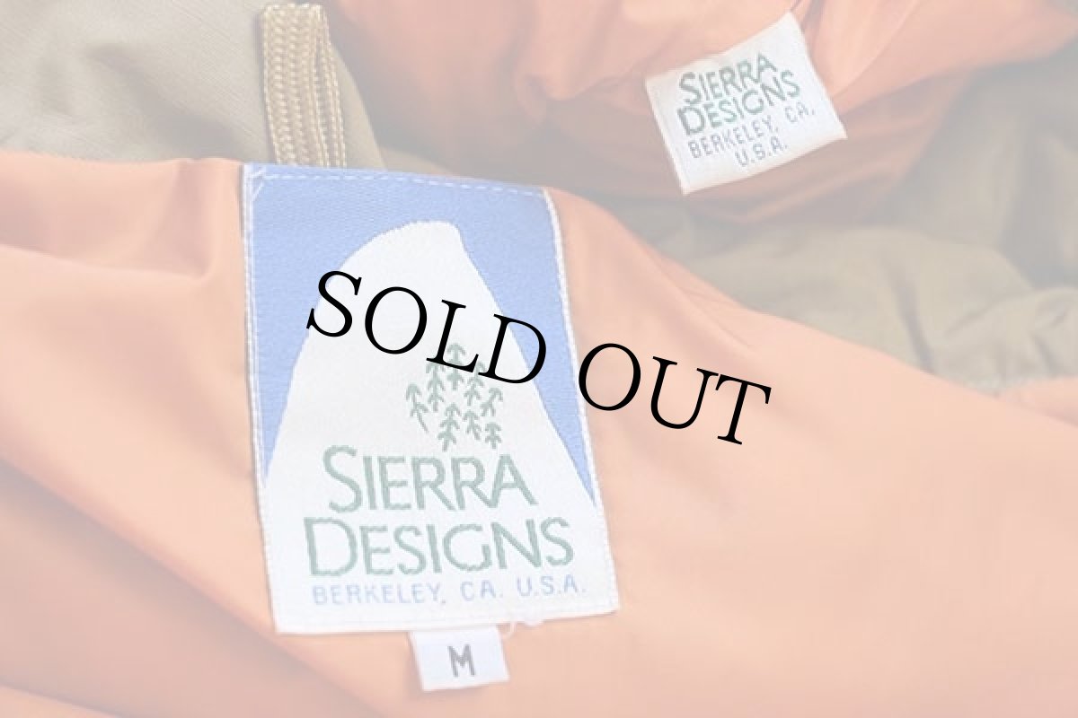 画像4: 80s SIERRA DESIGNSシエラデザイン 60/40 フード付き ダウンジャケット カーキ M★パーカー (4)