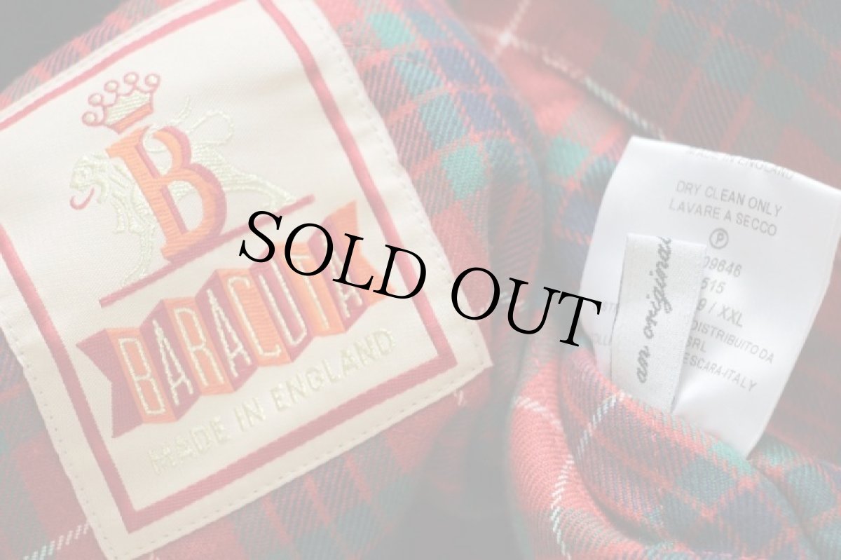 画像4: 英国製 BARACUTAバラクータ G9 タータンチェック キルティングライナー グレンチェック ハリントンジャケット XL (4)