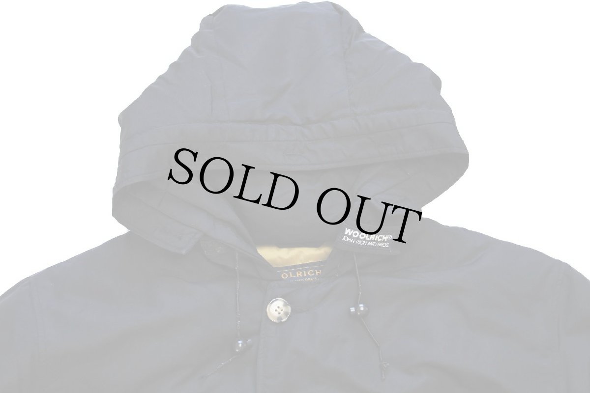 画像3: 00s USA製 WOOLRICH JOHN RICH&BROS ウールリッチ アークティックパーカー ダウンコート 黒 XL★B-9タイプ (3)