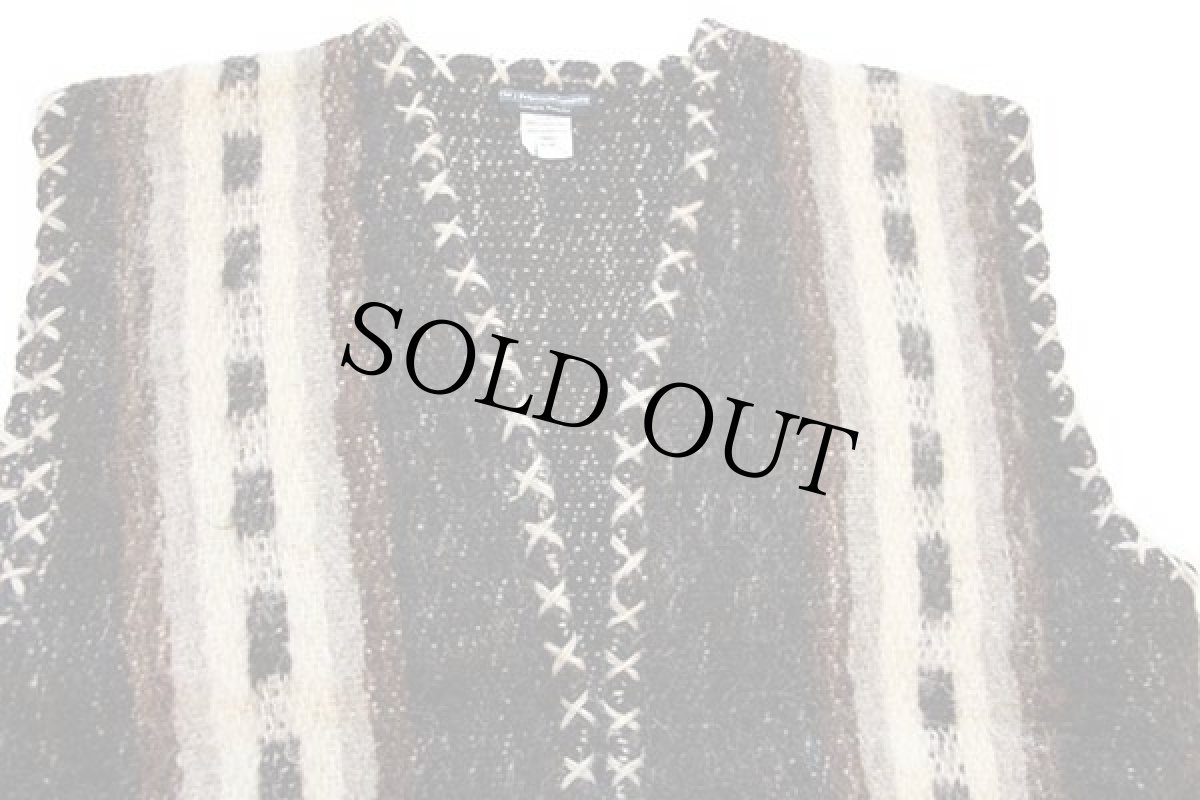 画像3: エクアドル製 The J.Peterman Company ウール ラグ ベスト (3)