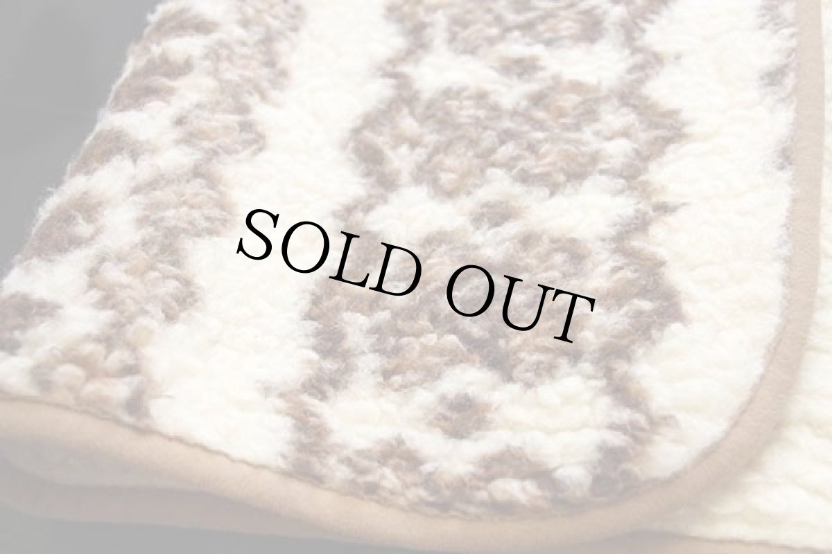 画像6: 80s PLANETA フォークロア柄 ウールパイル ベスト 44/46 (6)