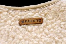 画像4: FLOKATI トグルボタン ウールパイル ベスト ナチュラル (4)