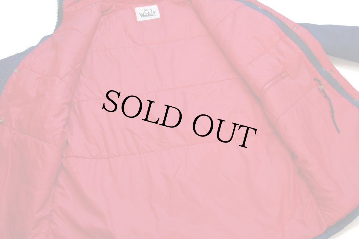 画像5: 70s Woolrichウールリッチ 中綿入り マウンテンパーカー 紺 (5)