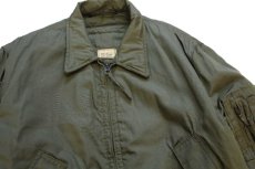 画像3: 80s 米軍 U.S.ARMY CVC キルティングライナー タンカースジャケット オリーブグリーン M-L (3)