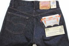 画像5: デッドストック★80s USA製 Levi'sリーバイス 501 先染め ブラック デニムパンツ w29 L32 (5)