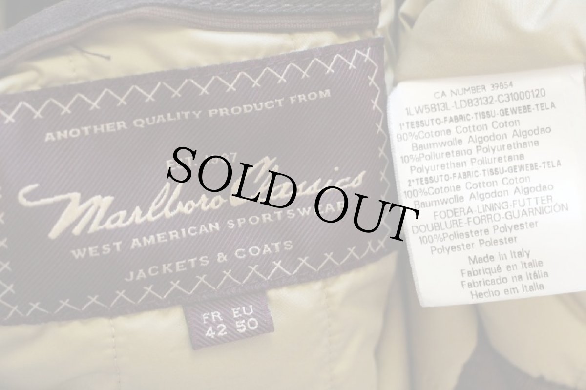 画像4: 90s イタリア製 Marlboro Classics N-1タイプ キルティングライナー デッキジャケット 焦げ茶 42/50 (4)