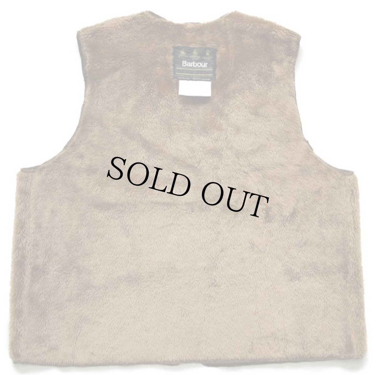 画像2: 90s 英国製 Barbourバブアー A297 パイルライナー ボア ベスト ブラウン C46★45 (2)