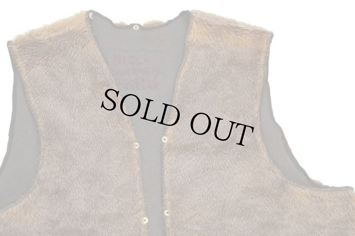 画像3: 90s 英国製 Barbourバブアー A297 パイルライナー ボア ベスト ブラウン C44★52 (3)