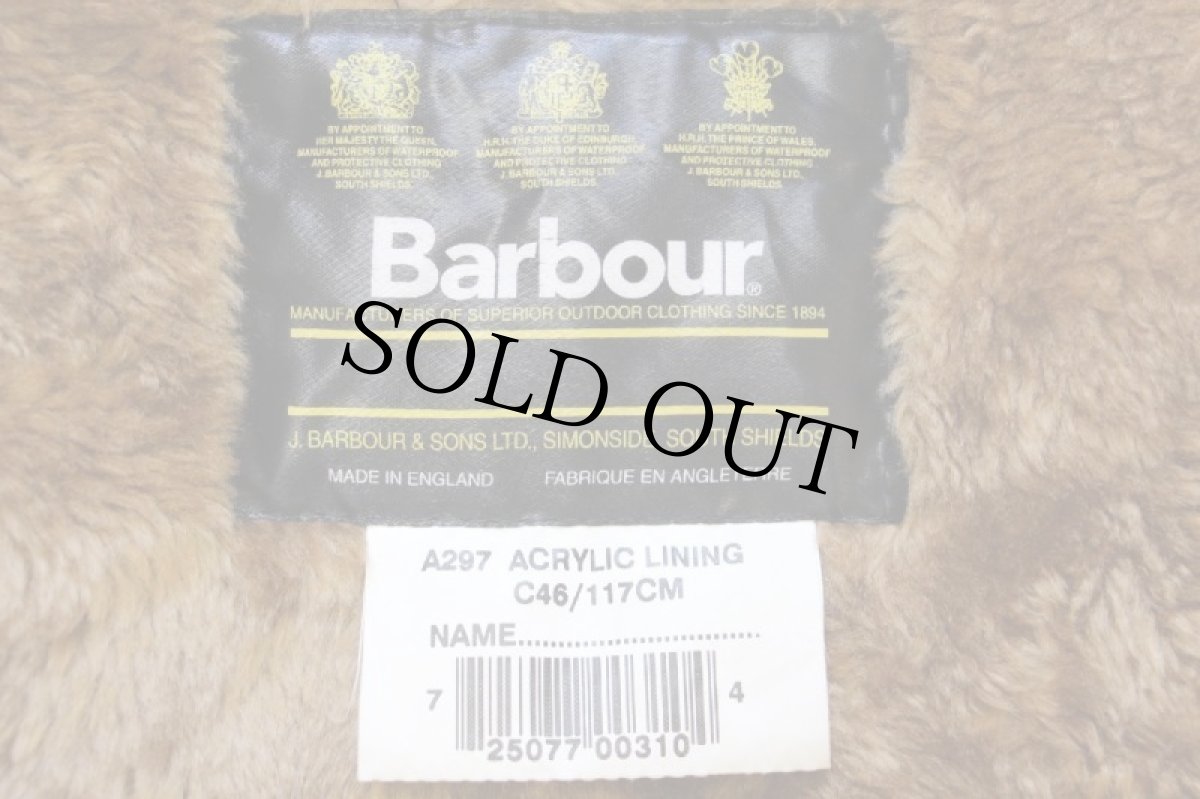 画像4: 90s 英国製 Barbourバブアー A297 パイルライナー ボア ベスト ブラウン C46★42 (4)
