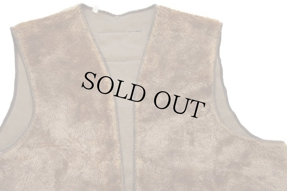 画像3: 90s 英国製 Barbourバブアー A297 パイルライナー ボア ベスト ブラウン C46★42 (3)