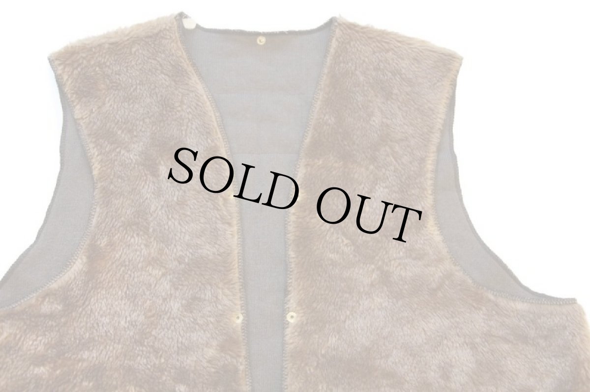 画像3: 90s 英国製 Barbourバブアー A297 パイルライナー ボア ベスト ブラウン C42★47 (3)